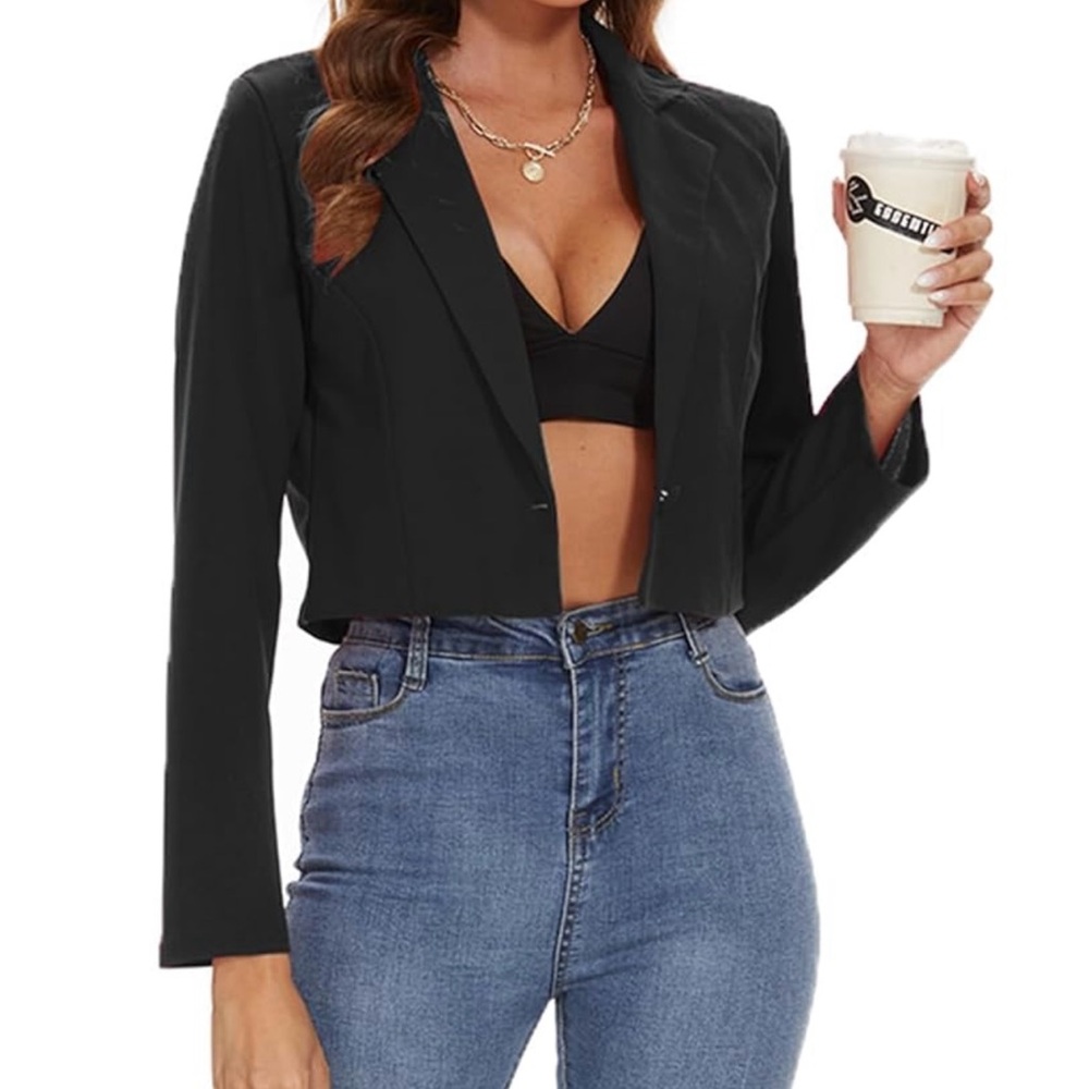 💎💎💎Elegant Black Women's Suit Jacket